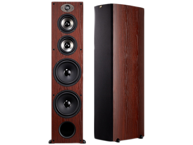 Polk Audio Monitor Series New Monitor 55T Two Way Ported Floorstanding Loudspeaker (Cherry) Single