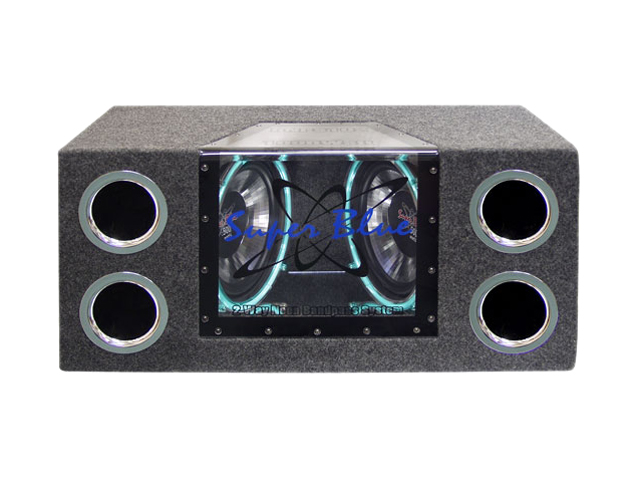   BNPS102 Dual 10 1000W Bandpass Subwoofer w/Neon Accent Lighting