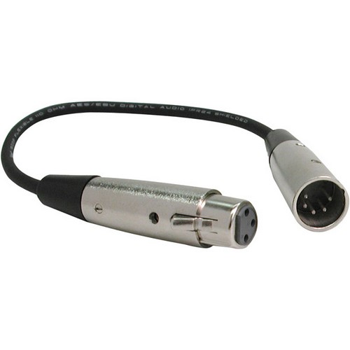 Hosa Model DMX 106 6" DMX512 Adaptor Cable M F