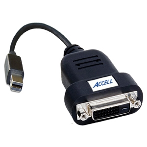 Accell B087B 006B Mini DisplayPort to DVI D Active Single Link Adapter