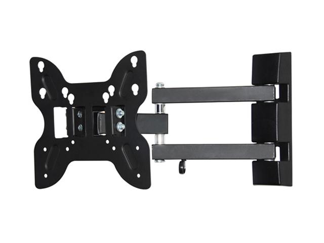   PSW710S Black 14   37 Double Hinge Swivel Articulating Wall Mount