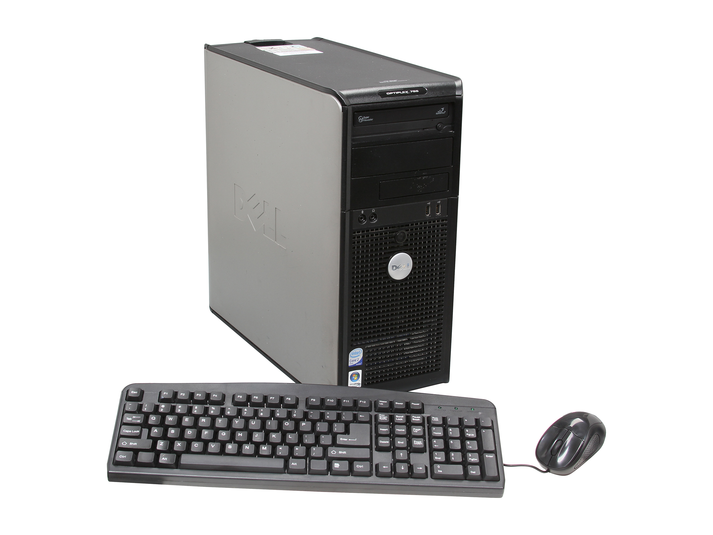 Refurbished DELL Desktop PC OptiPlex 755 Core 2 Duo 2.33 GHz 4GB 160 GB HDD Windows 7 Home Premium 64 Bit