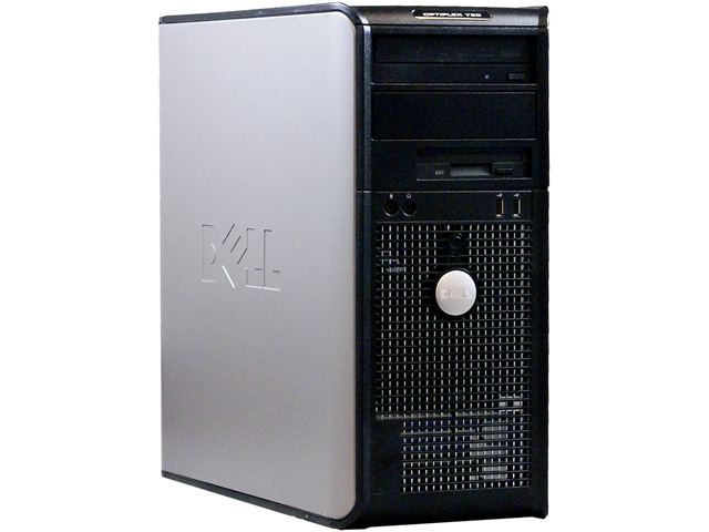 Refurbished DELL Desktop PC OptiPlex 760 (NE1 0023) Core 2 Duo 2.66 GHz 4GB 1 TB HDD Windows 7 Professional 64 bit