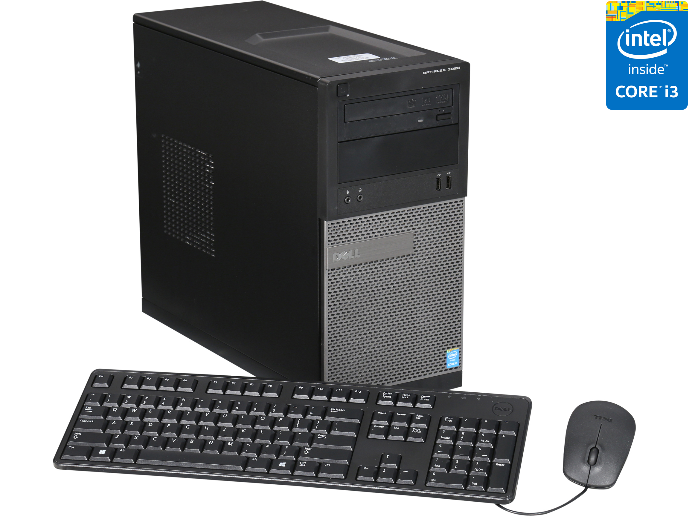 DELL Desktop PC OptiPlex 3020 Intel Core i3 4150 (3.50 GHz) 4 GB DDR3 500 GB HDD Windows 7 Professional 64 Bit with Windows 8.1 Pro License