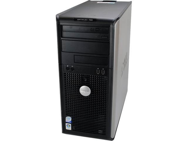 Refurbished DELL Desktop PC OptiPlex 755 Core 2 Duo E6550 (2.33 GHz) 4 GB DDR2 320 GB HDD Windows 7 Professional 64 Bit