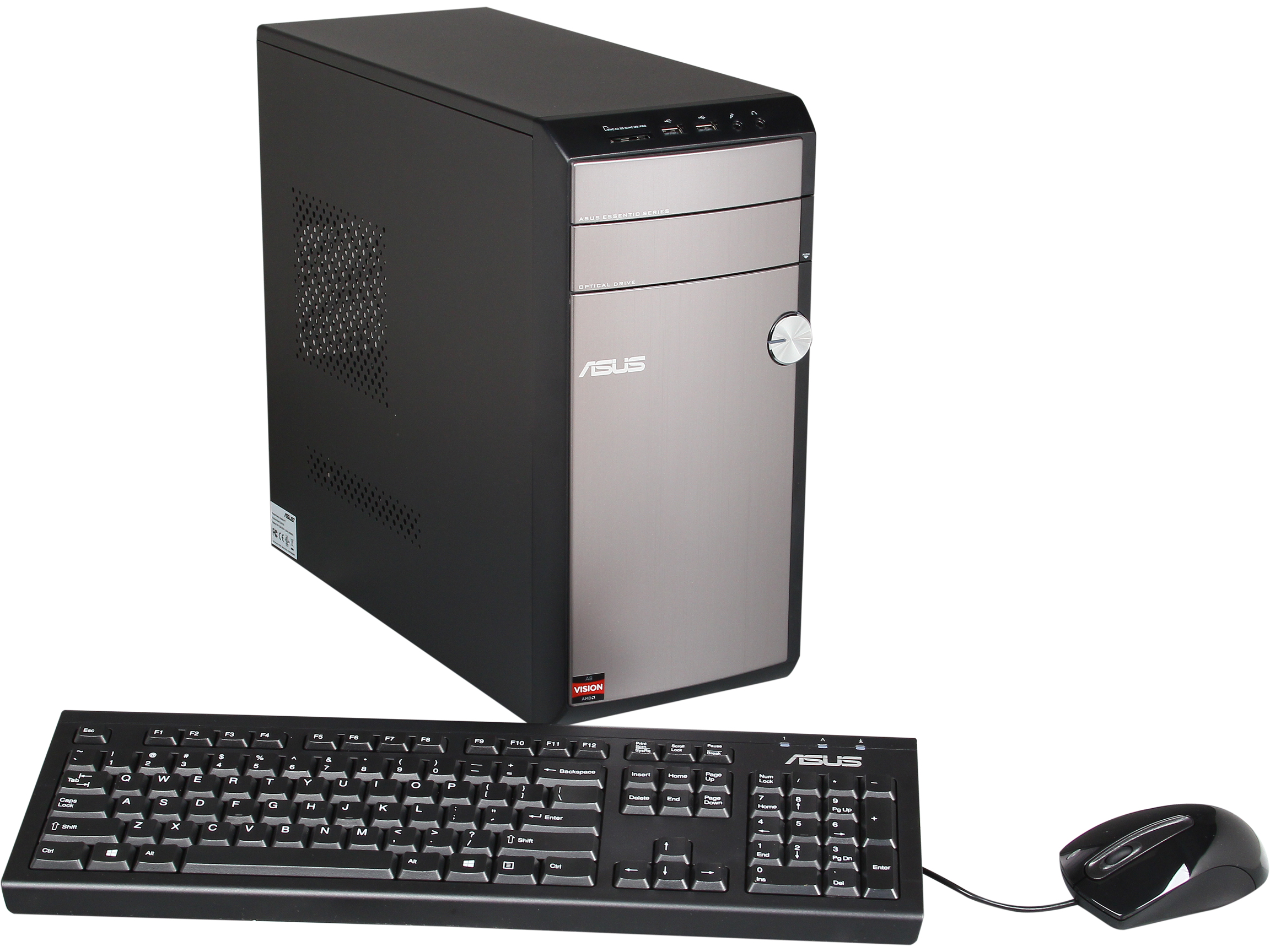 ASUS A8 5500(3.2GHz) APU 4GB DDR3 1TB HDD Capacity Desktop PC Windows 8 CM1435 US003S