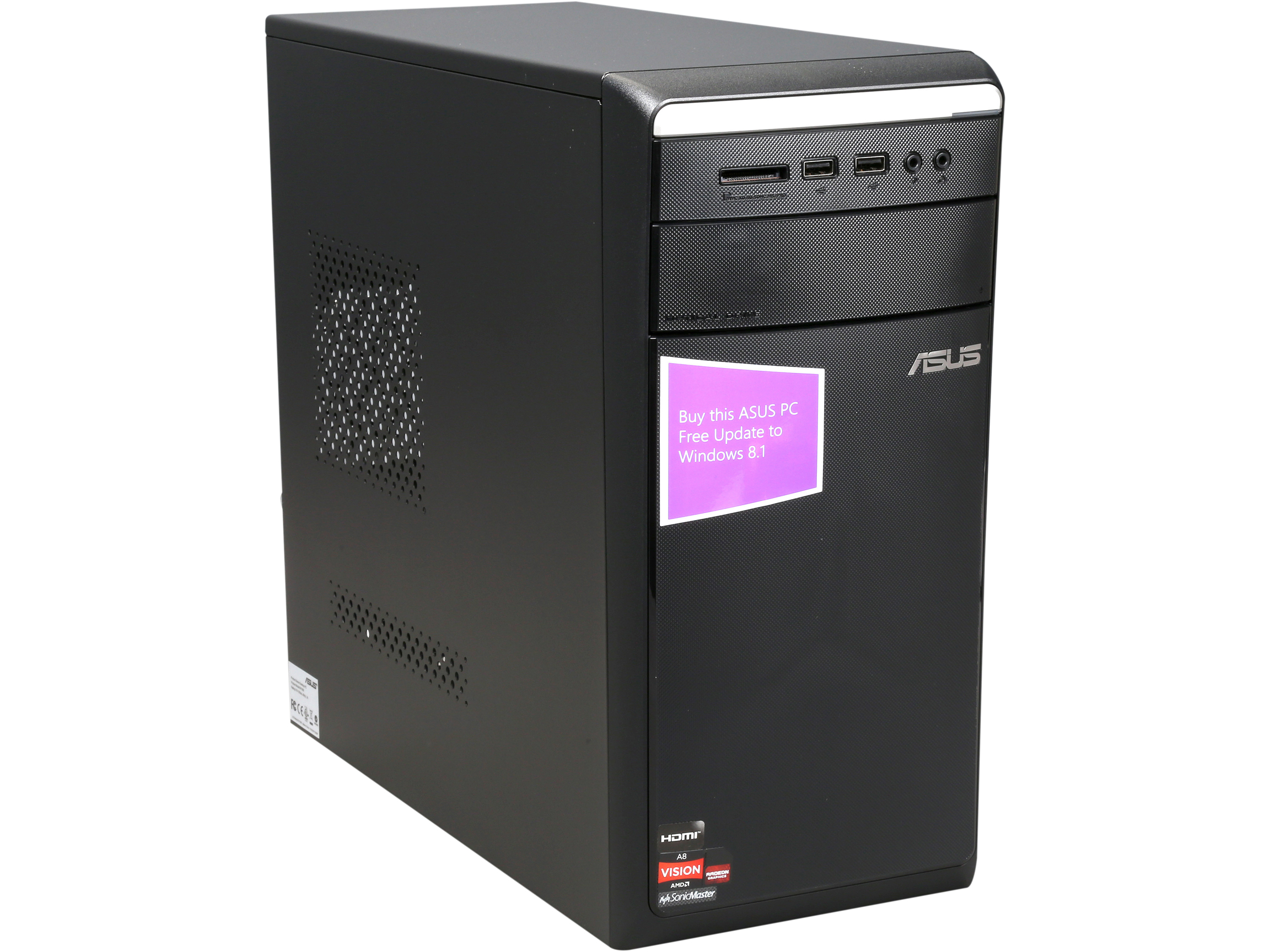 Refurbished ASUS B Grade Desktop PC M11BB CA006S B A8 Series APU A8 6500 (3.50 GHz) 6 GB DDR3 1 TB HDD Windows 8