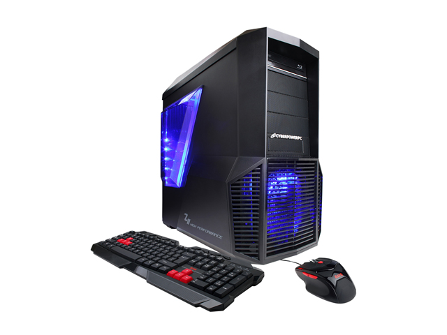 CyberpowerPC Desktop PC Gamer Aqua GLC2160 Intel Core i7 3770k (3.50 GHz) 8 GB DDR3 1 TB HDD Windows 8 64 Bit