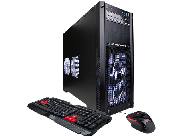 CyberpowerPC Desktop PC Gamer Supreme SLC6000 Intel Core i7 4770K (3.50 GHz) 16 GB DDR3 2TB HDD + 120GB SSD HDD 120 GB SSD Windows 8 64 Bit