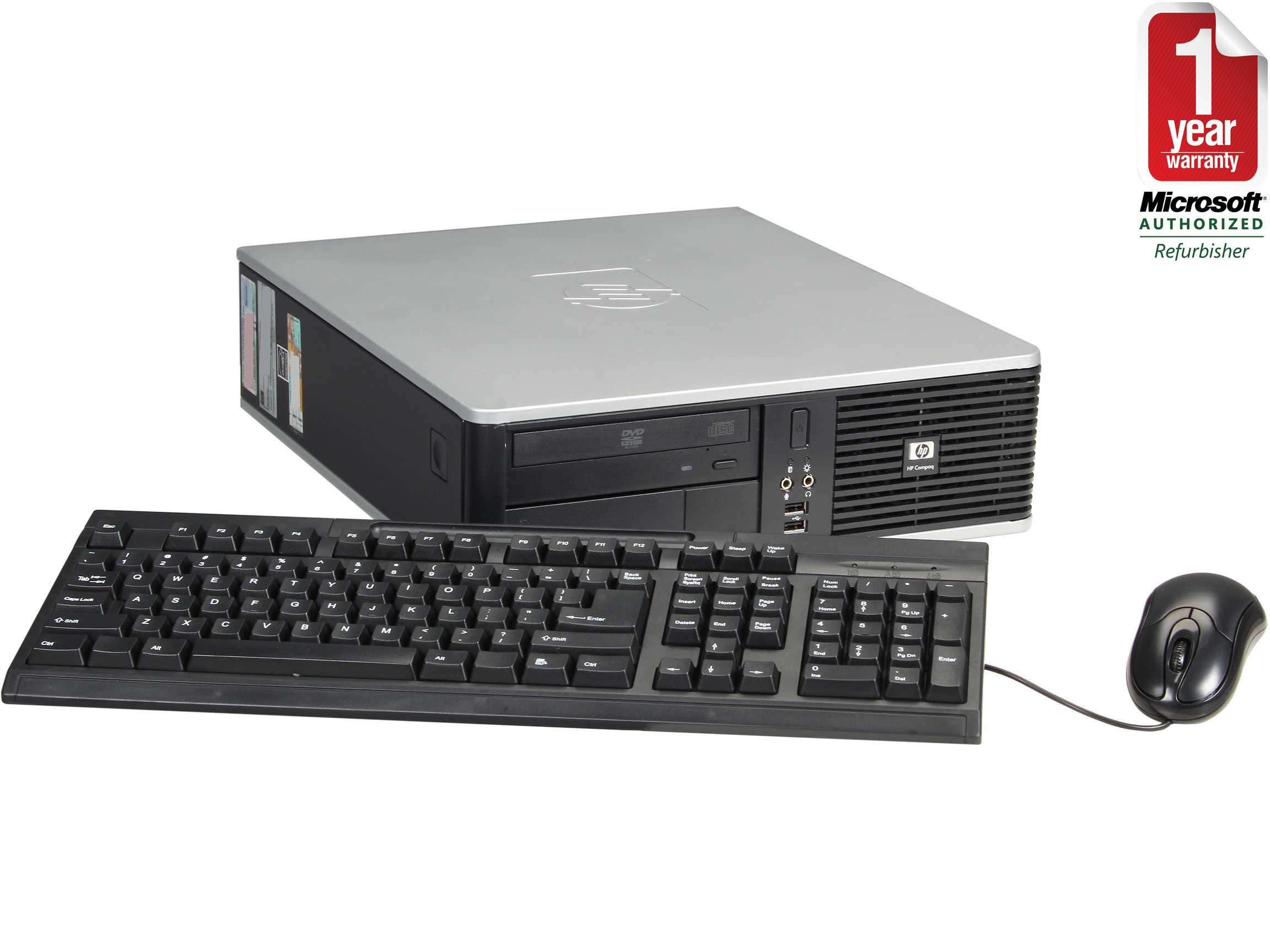 Refurbished HP DC7900 [Microsoft Authorized Recertified] Small Form Factor Desktop PC with Intel Core 2 Duo 2.93Ghz, 4GB RAM, 1TB HDD, DVDROM, Windows 7 Professional 64 Bit w/1 Year Warranty