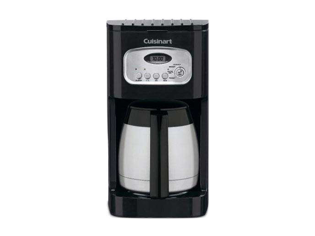 Cuisinart DCC 1150BKFR Black 10 Cup Programmable Thermal Coffeemaker