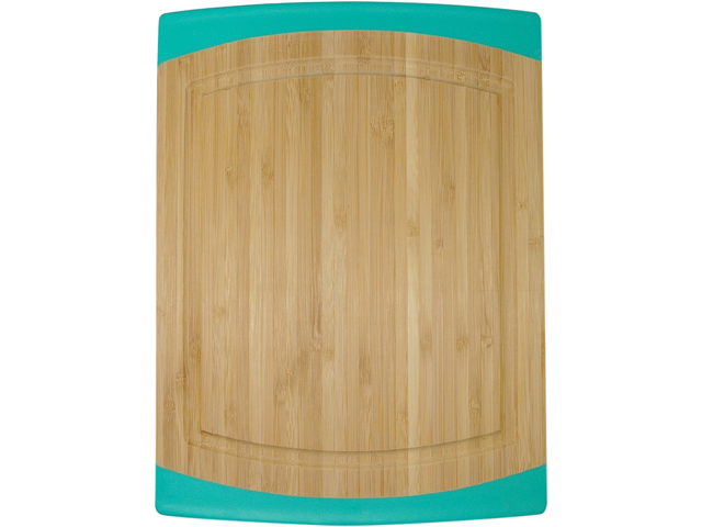 Lipper 8515B Blue Cutting Board Bamboo with 4 Tools Medium