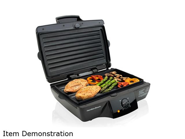 Hamilton Beach Indoor Grill with Removable Grids   Extra Large 25325 Black