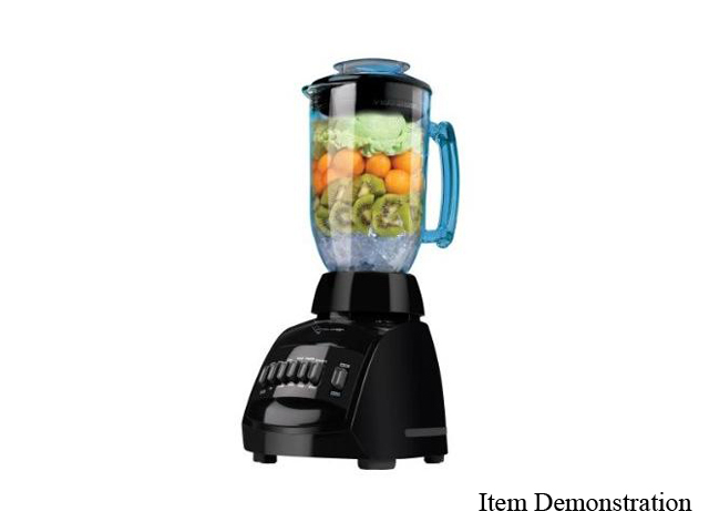 Black & Decker BLC10650HB Black 48 oz. Jar Size Cyclone Blender 10 speeds