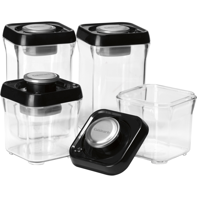 Cuisinart CFS TC S8R 8 Pc Set Red Container