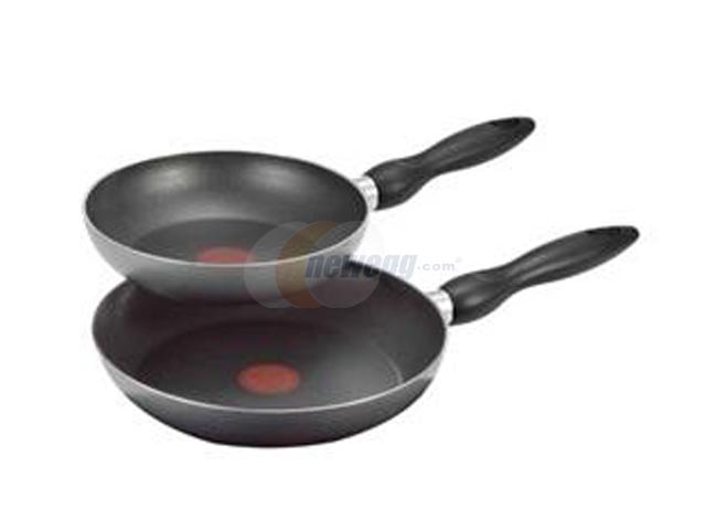 T fal A821S274 Wearever 2pc Fry Set Black