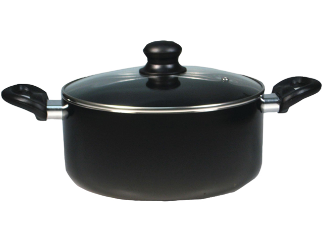 Starfrit 33029 004 0000 Simplicity Saucepan 5.3 quart (black With Lid)