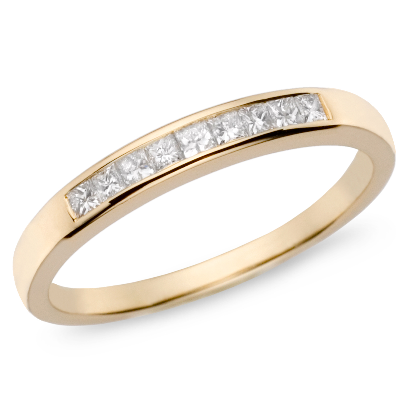 1/4ct Diamond TW Eternity Ring 10k Yellow Gold
