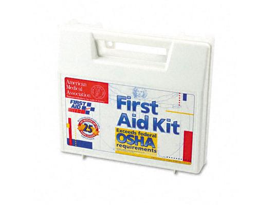 First Aid Only 223 U Bulk First Aid Kit for 25 People, 106 Pieces, OSHA Compliant, Plastic Case