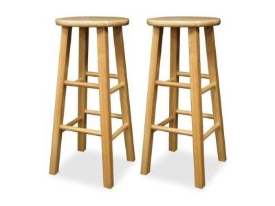 Winsome 83230 2 Piece 30" Square Beechwood Stools