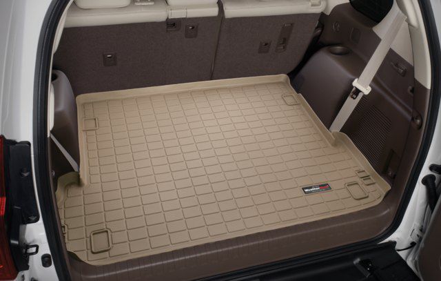 WeatherTech 41557 2013 Nissan Pathfinder Tan Cargo Liner Behind 2nd Seat