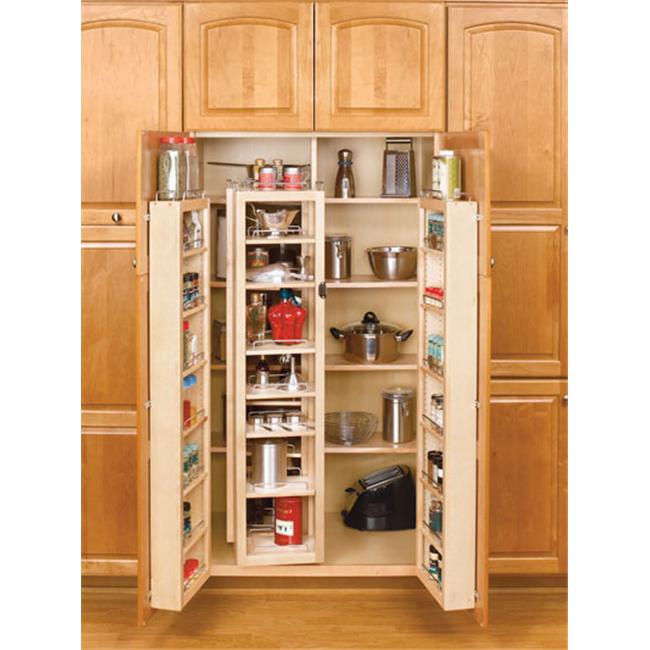 Rev A Shelf RS4WP18.45.KIT 45 in. Tall Wood Swing Out Pantry Kit