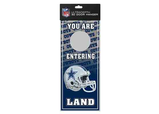 Bulk Buys Dallas Cowboys 3 D Door Hanger   Case of 12