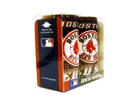 Bulk Buys Boston Red Sox Refillable Salt and Pepper Shakers   Case of 48