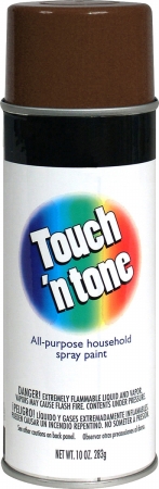 Rustoleum 55277 830 10 Oz Leather Brown Touch ft.N Tone Spray Paint   Pack of 6