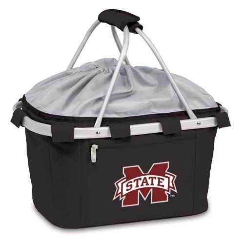 Picnic Time PT 645 00 175 382 0 Mississippi State Bulldogs Metro Basket in Black