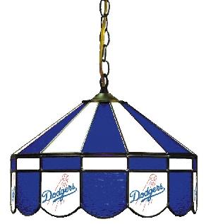 Imperial IM 18 3026 Los Angeles Dodgers 16 in. Diameter Stained Glass Pub Light