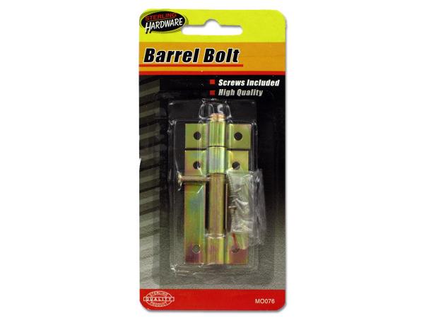 3 Inch barrel bolt with screws   Pack of 48