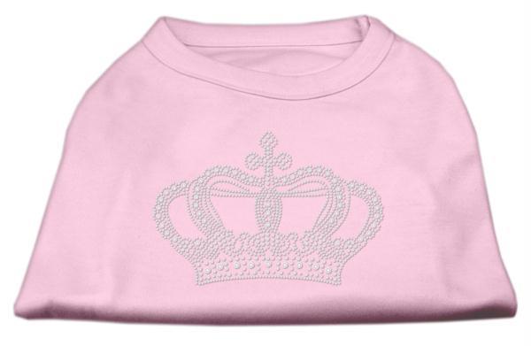 Mirage Pet Products 52 23 MDLPK Rhinestone Crown Shirts Light Pink M   12