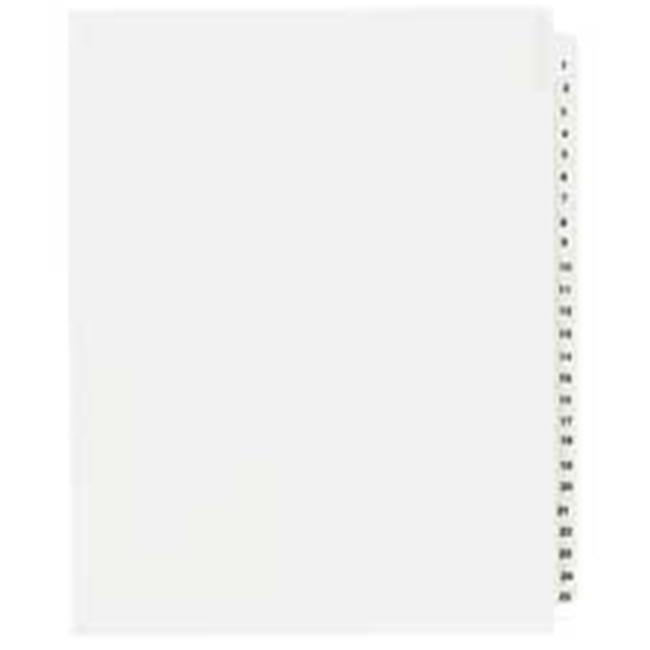 Avery 82314 Side Tab Collated Legal Index Divider