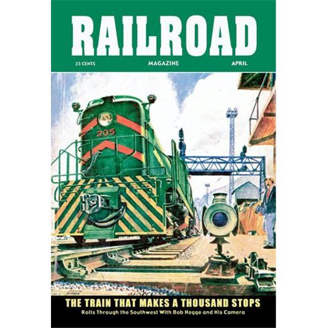 Railroad Magazine: The Train That Makes a Thousand Stops 1954 12x18 Giclee On Canvas