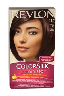 Colorsilk Luminista #112 Burgundy Black by Revlon for Women   1 Application Hair Color