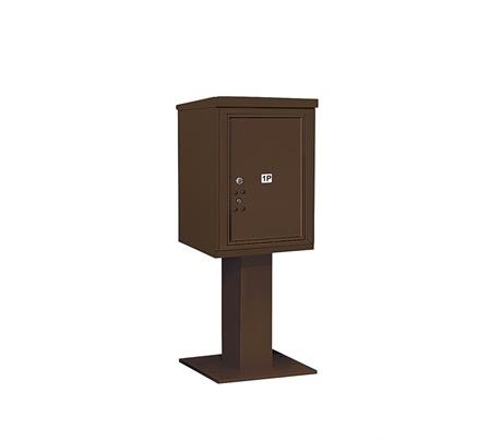 Salsbury 3406S 1PBRZ 6 Door High Unit 51.63 Inches   Single Column   Stand Alone Parcel Locker   Bronze