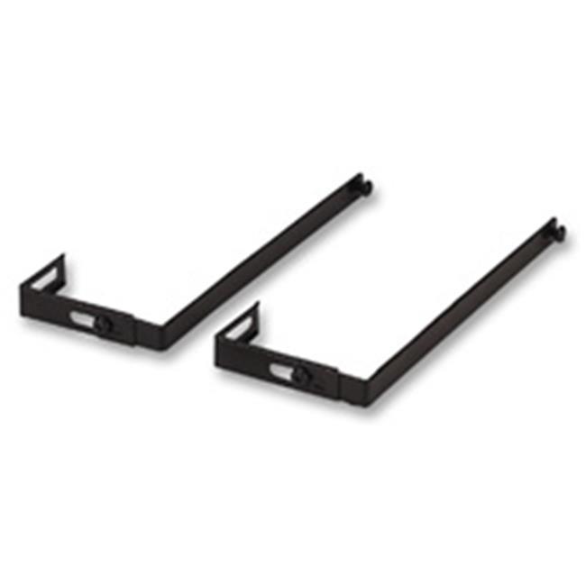 Officemate OIC21460 Partition Hangers,Adj. 1.25 in.  3.5 in.,7 in. Long,2 PK,Black
