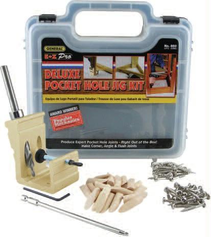 General Tools 850 Ez Pro Deluxe Pocket Hole Jig Kit