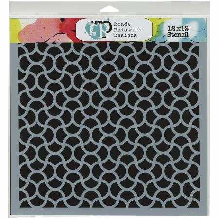 Crafters Workshop TCW 431 Crafters Workshop Template 12 in. X12 in.  Ripples