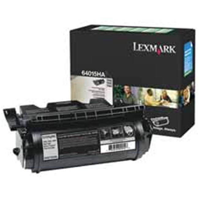 Lexmark International LEX64015HA Print Cartridge  High Yield  21000 Page Yield  Black