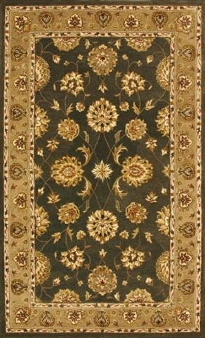 Dynamic Rugs JW91270230444 Jewel 8 x 11 70230 444 Rug   Green Dark Linen