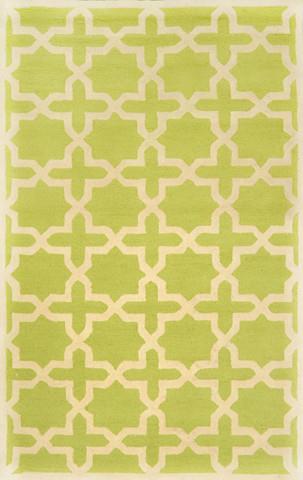 NuLoom MTVS91F 508 5 ft. x 8 ft. Gerard Light Green Hand Hooked Area Rug