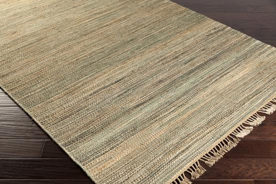 Surya Rug WDS1003 268 Runner Fatigue Green Rug 2 ft. 6 in. x 8 ft.