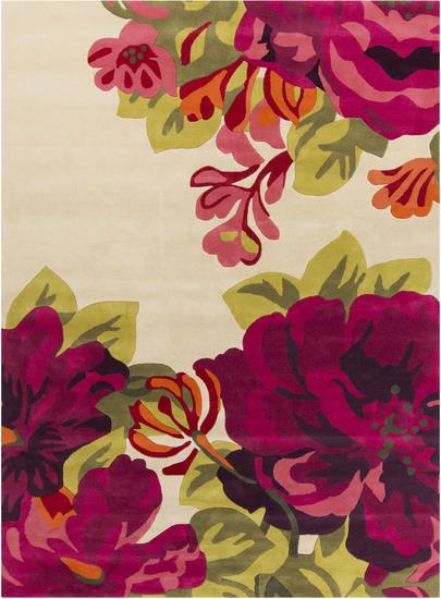 Surya Rug SND4507 811 Rectangle Red and Pink Hand Tufted Area Rug 8 x 11 ft.