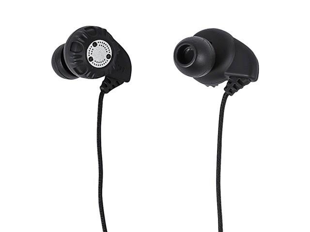 Enhanced Bass Hi Fi Noise Isolating Earphones   Black