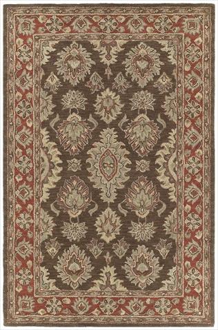 Kaleen Rugs 6579 51 811 Khazana Wool Hand Tufted COFFEE Rectangle Rug 8 ft. X11 ft.