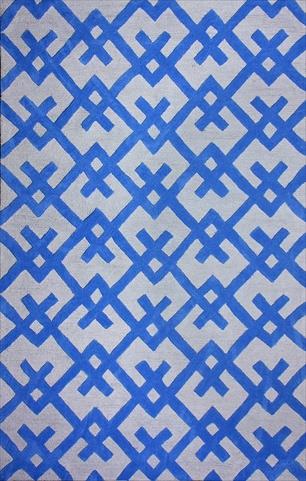 NuLoom HJSAN19B 508 5 ft. x 8 ft. Daphne Blue Hand Tufted Area Rug