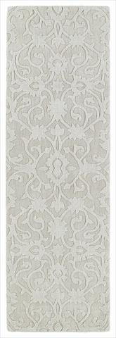 Kaleen Rugs IPC02 01 268 Imprints Classic Wool Hand Tufted Ivory Runner Rug 2 ft. 6 in. x 8 ft.