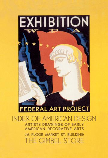 Buy Enlarge 0 587 01071 1C12X18 WPA Federal Art Project  Index of American Design  Canvas Size C12X18